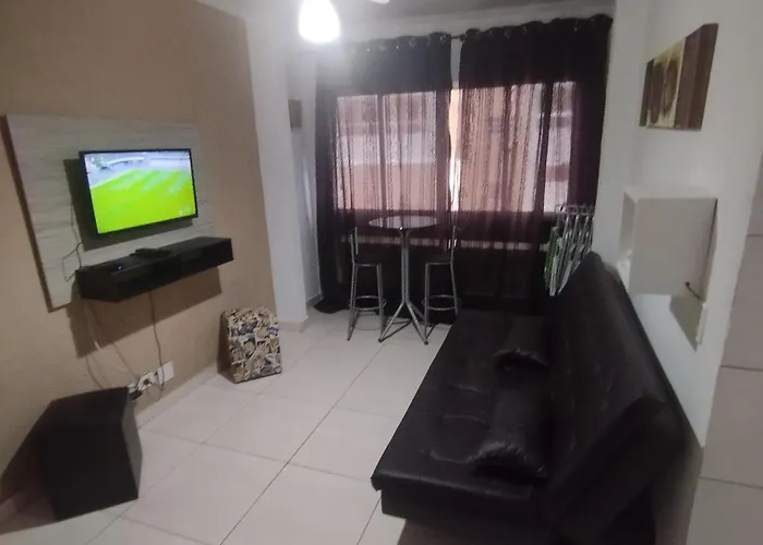 Apartamento Em Praia Grande - Frente Ao Mar